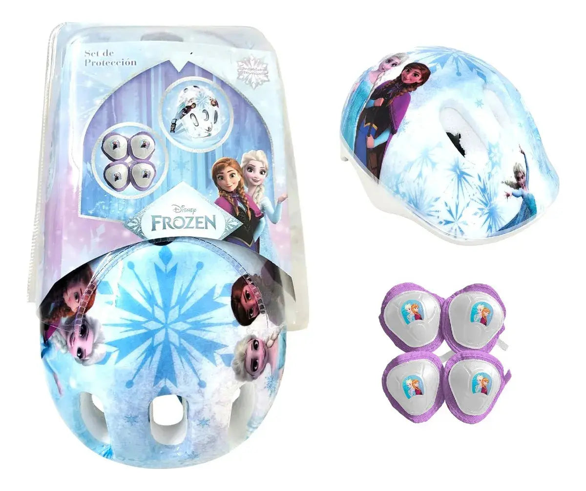 Kit Casco Con Protecciones Frozen 12294