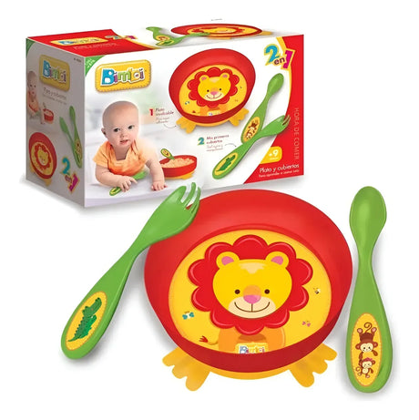 Bimbi Set Plato + Cubiertos 01-0232