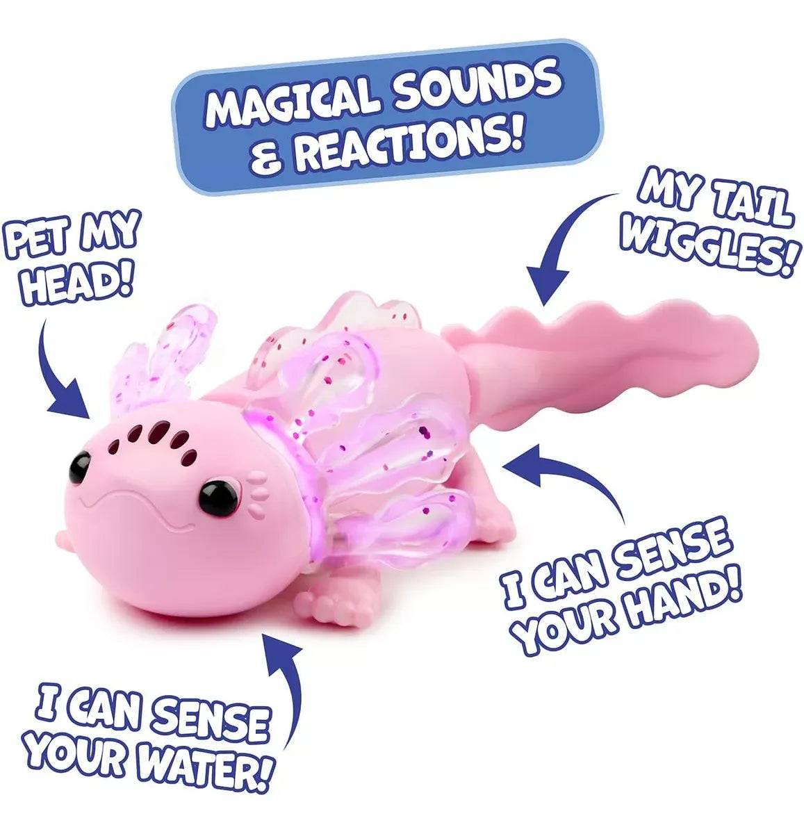 Fingerlings Axolotl Auggie con Piscina 3143