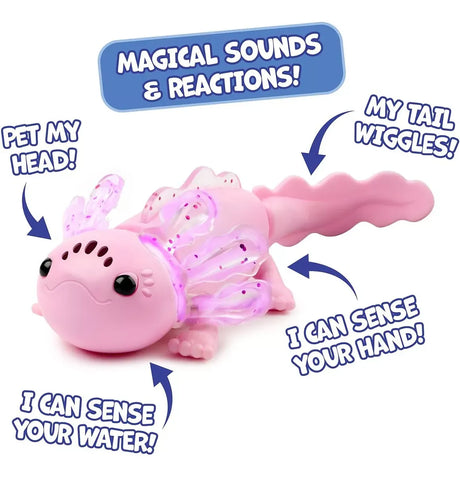 Fingerlings Axolotl Auggie con Piscina 3143