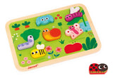 Janod Chunky Rompecabeza Puzzle Del Jardin 7 Piezas J07120