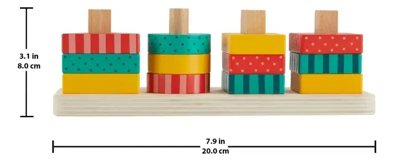 Fisher Price Wooden Shape Stacker HXV05