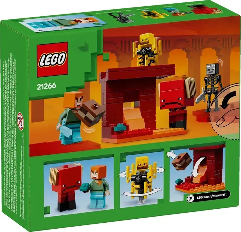 LEGO Minecraft La Batalla de Lava del Inframundo 21266