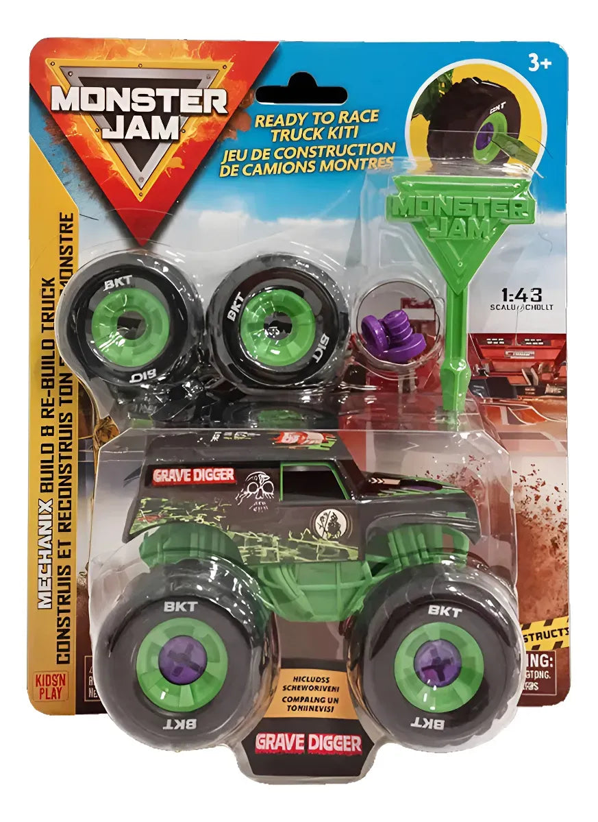 Monster Jam Mechanix 1:43 Graver Digger 5004474