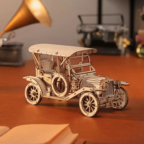 Robotime Puzzle 3d Auto Antiguo Mc801 Rokr