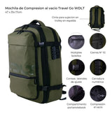 Mochila de Compresion al vacio Travel Go WDLT 18,5 pulg Cerradura Numerica 39461