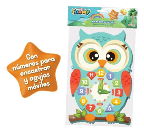 Foamy Aprendamos La Hora Lechuza  819