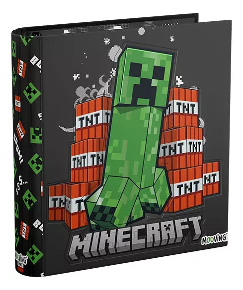 Mooving Carpeta Escolar 03x40 de Minecraft 1001248