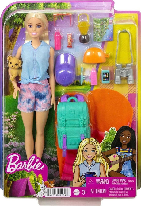 Muñeca Barbie Camping Malibu Hdf73 Mattel