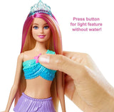 Muñeca Barbie Dreamtopia Twinkle Lights Mermaid Hdj36 Mattel