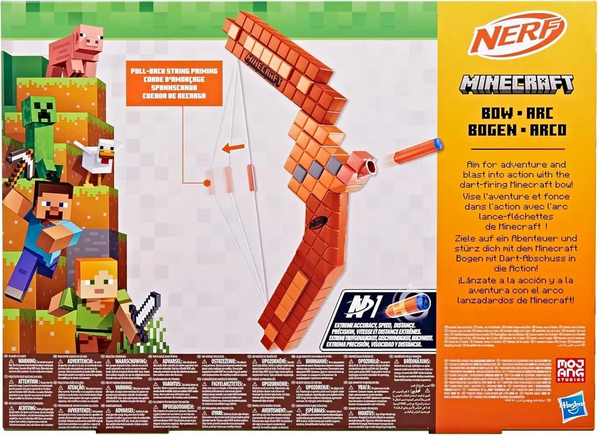 Hasbro Nerf Pistola De Dardos Minecraft Bow G1120