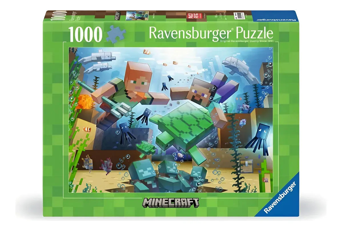 Ravensburger Puzzle 1000 Pzs Minecraft Mosaic 12000421