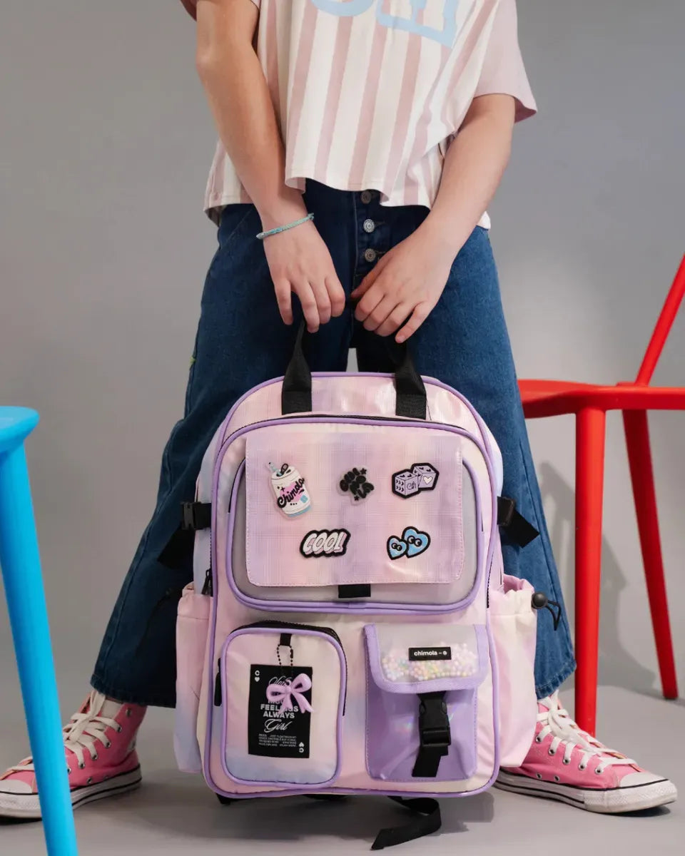 Chimola Mochila Espalda Glowing Light Purple TR222