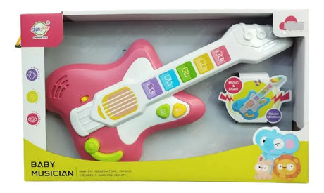 Guitarra Táctil Touch Bebe Con Luz Y Sonido 503-24