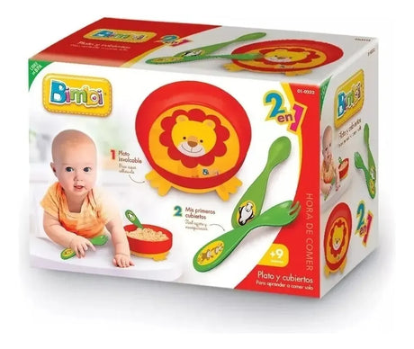 Bimbi Set Plato + Cubiertos 01-0232