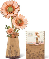 Robotime Rowood Light Orange Gerbera TW111