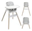 Chicco Silla Trona Zest Plus Wooden Grey 08087152800000