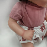 Muñeca Newborn 50 cm Realista con Cabello y Accesorios S43537