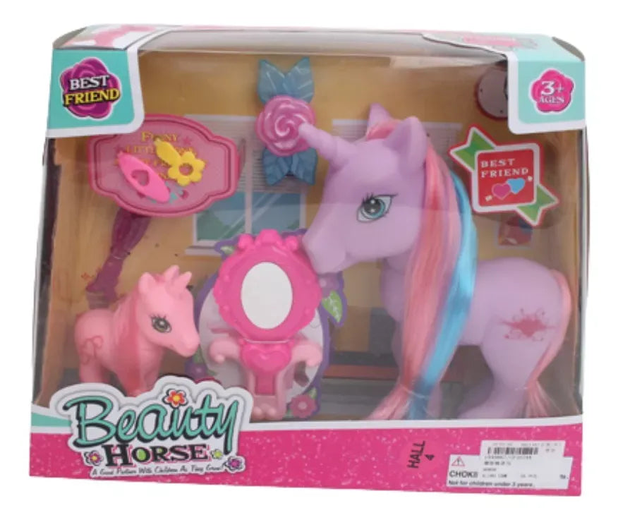 Beauty Horse Unicornio con Accesorios 1949867 Shine