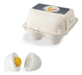 Janod Juego Encastre Huevera Con 4 Huevos De Madera J06593