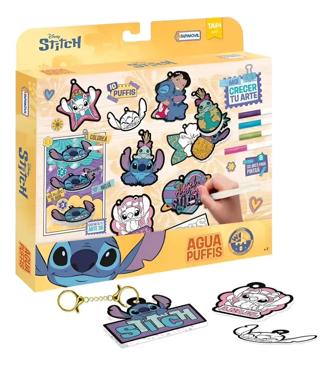 Set De Arte Agua Puffis Stitch DMD00197 - vista 3