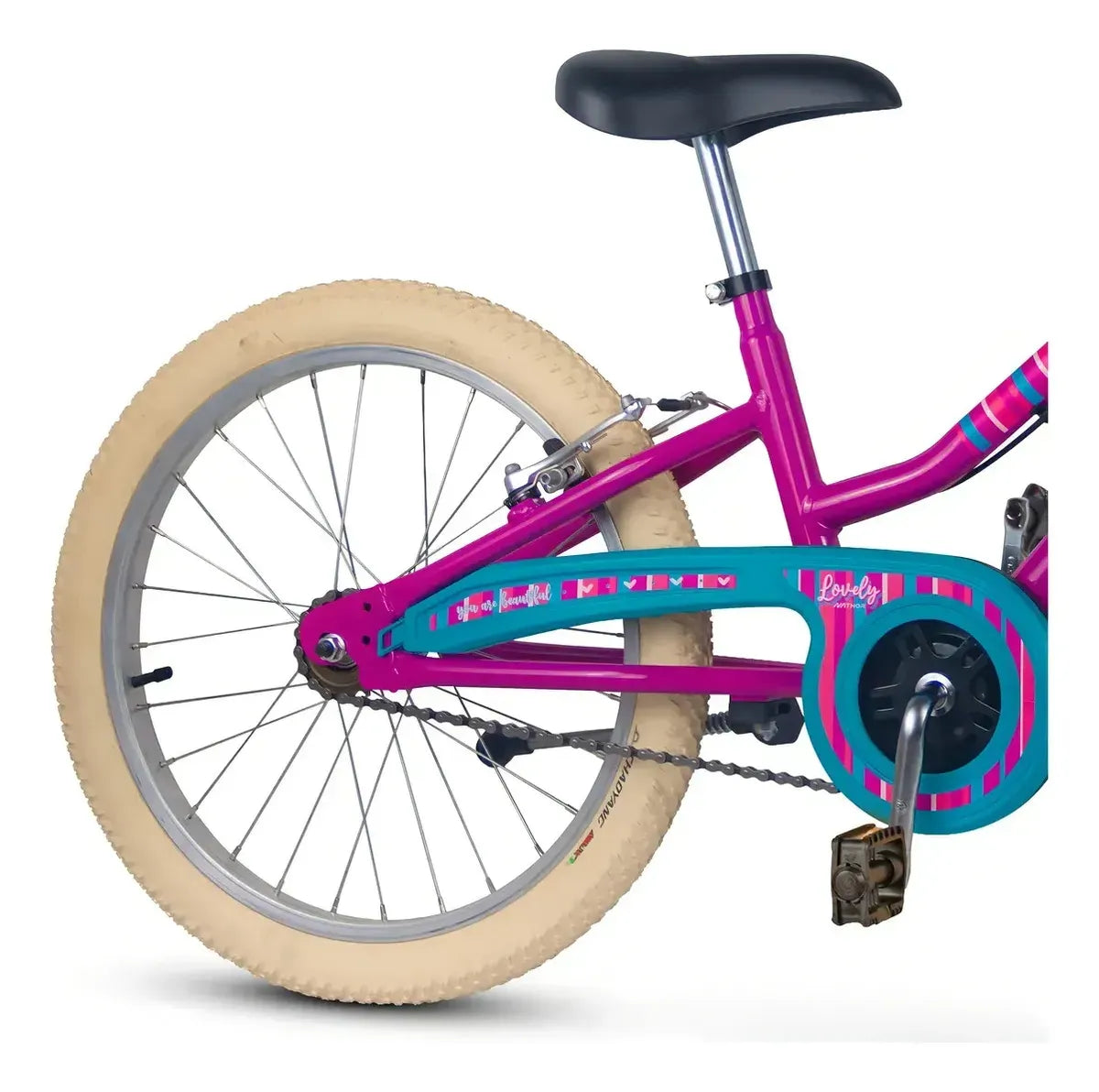 Bicicleta Nathor Lovely R20 Fucsia 3342 3504