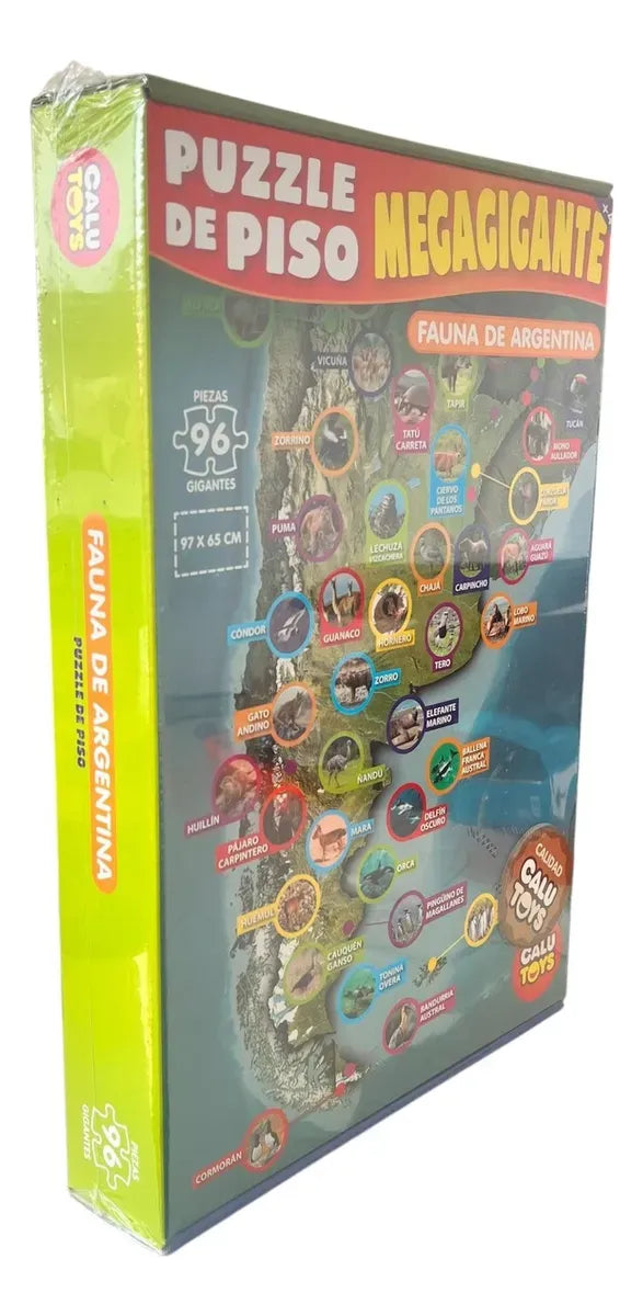 Puzzle De Piso Megagigante Fauna Argentina 96pzs 05082