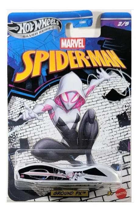 Hot Wheels Spiderman Silver Series 1:64 Surtido Gdg83