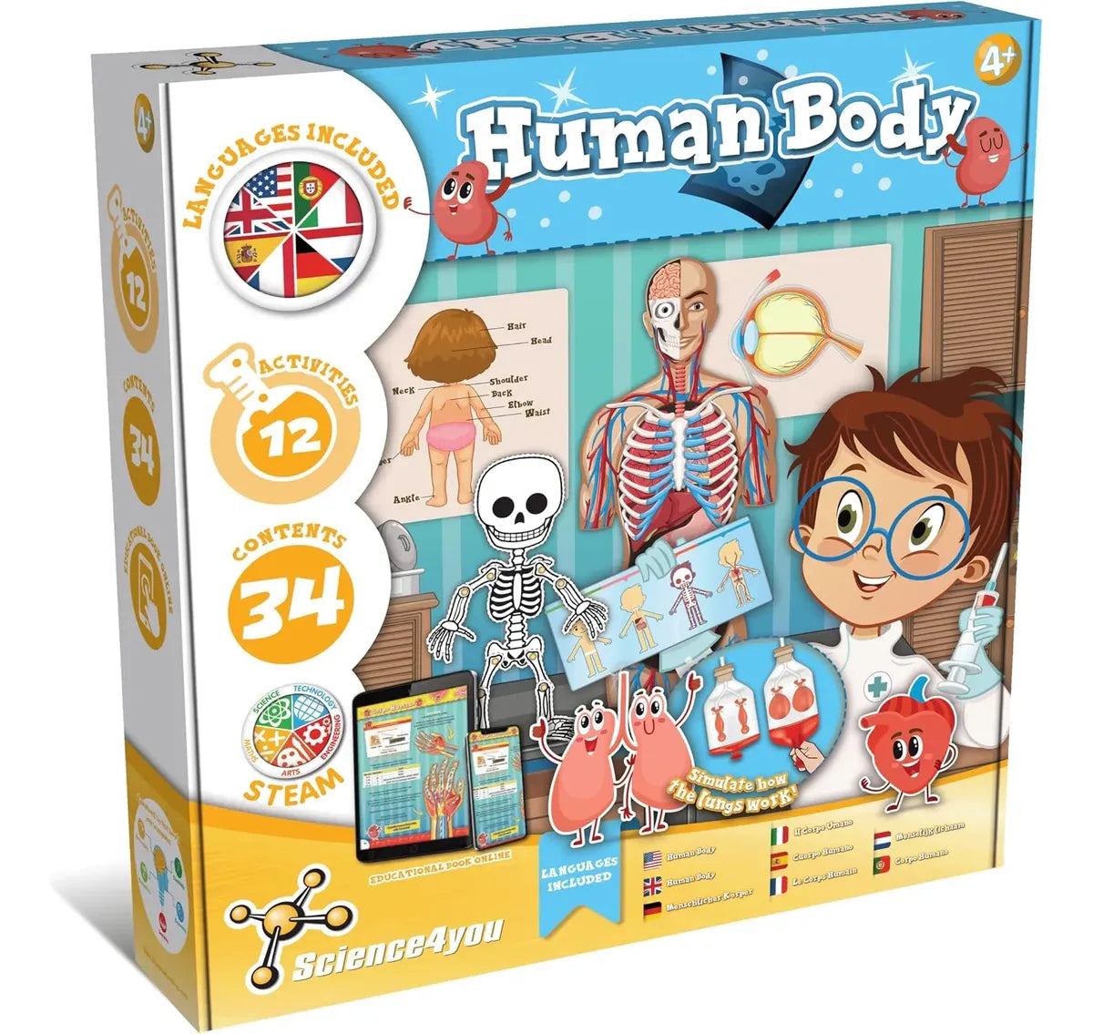 Science4You Kit Cuerpo Humano 80005029 635296