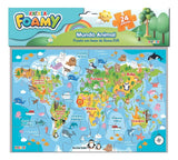 Foamy Planisferio Mundo Animal 813