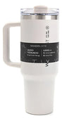 Wanderlust Vaso Termico Con Bombilla 1200ml Blanco 40123