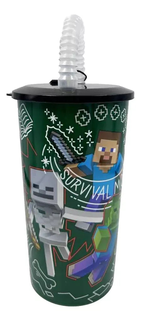 Vaso con Sorbete Minecraft Verde Oscuro 450ml MI080