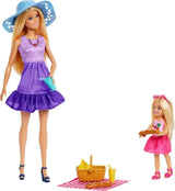Set Picnic Barbie Malibu Con Chelsea JBF43