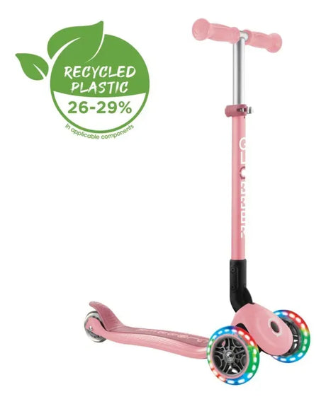 Globber Monopatin Primo plegable Lights Pastel Pink 432-211-3