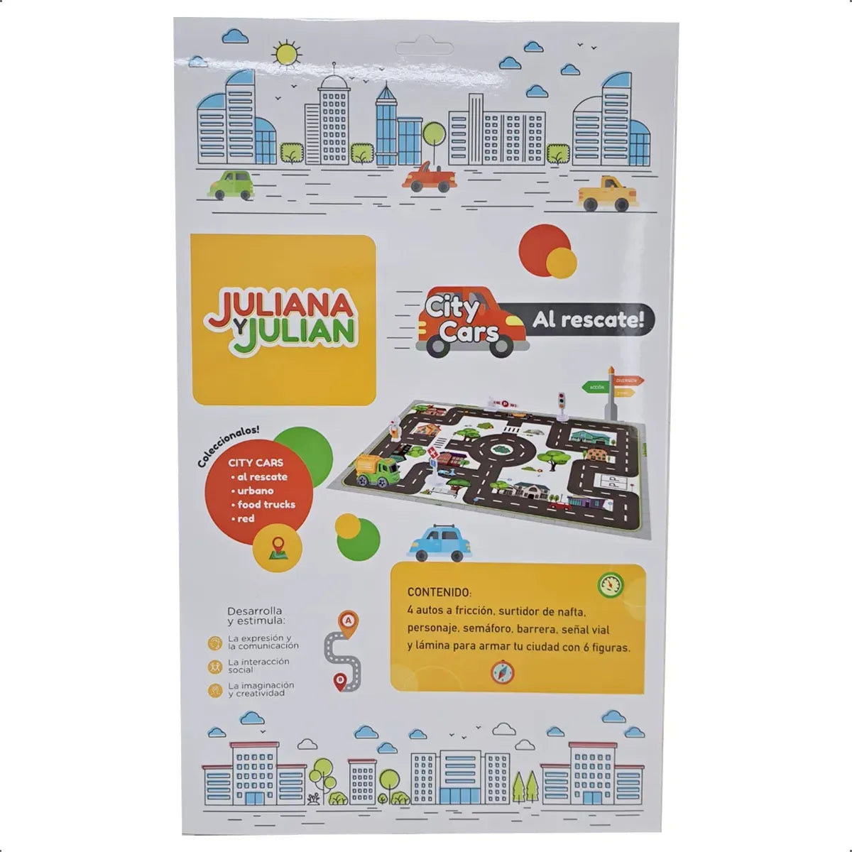 Juli Y Jul Cars Al Rescate X4 C/Accesorios SISJYJ035