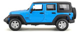 Maisto 1:24 Jeep Wrangler Unlimited 2015 Azul Metalizado 31268