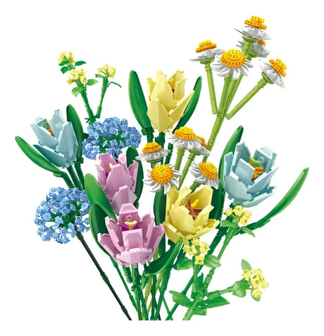Panlos Brick Bloques Ramo De Flores 2153225