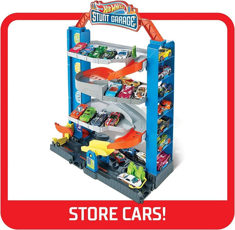 Hot Wheels Pista Stunt Garage Play Set Gnl70 Mattel
