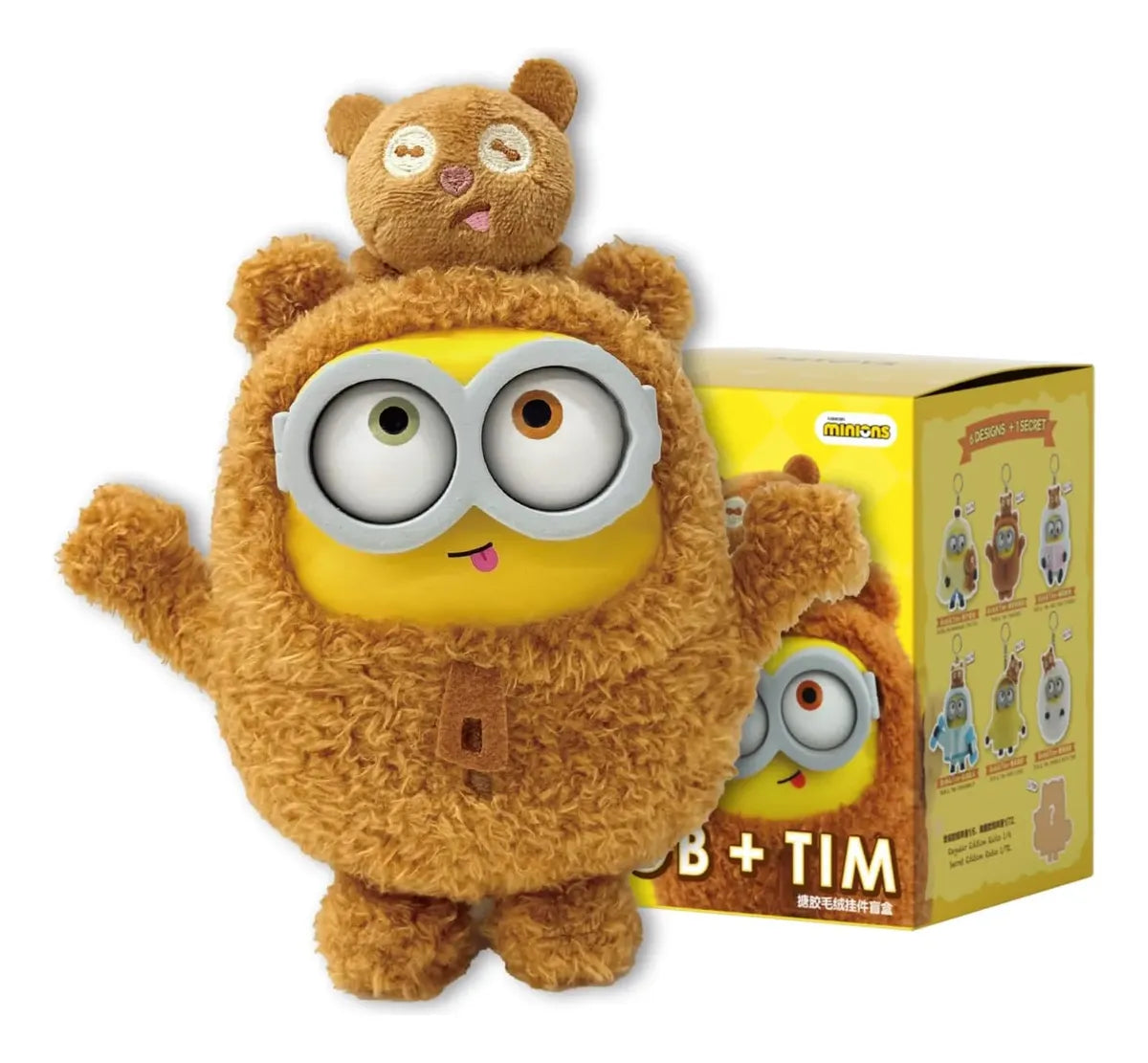 52toysminion Bob & Tim Vinilo Plush Llavero Blind Box 78863