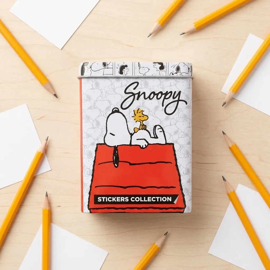 Wero Tin Lata Stickers Collection Snoopy WE4406
