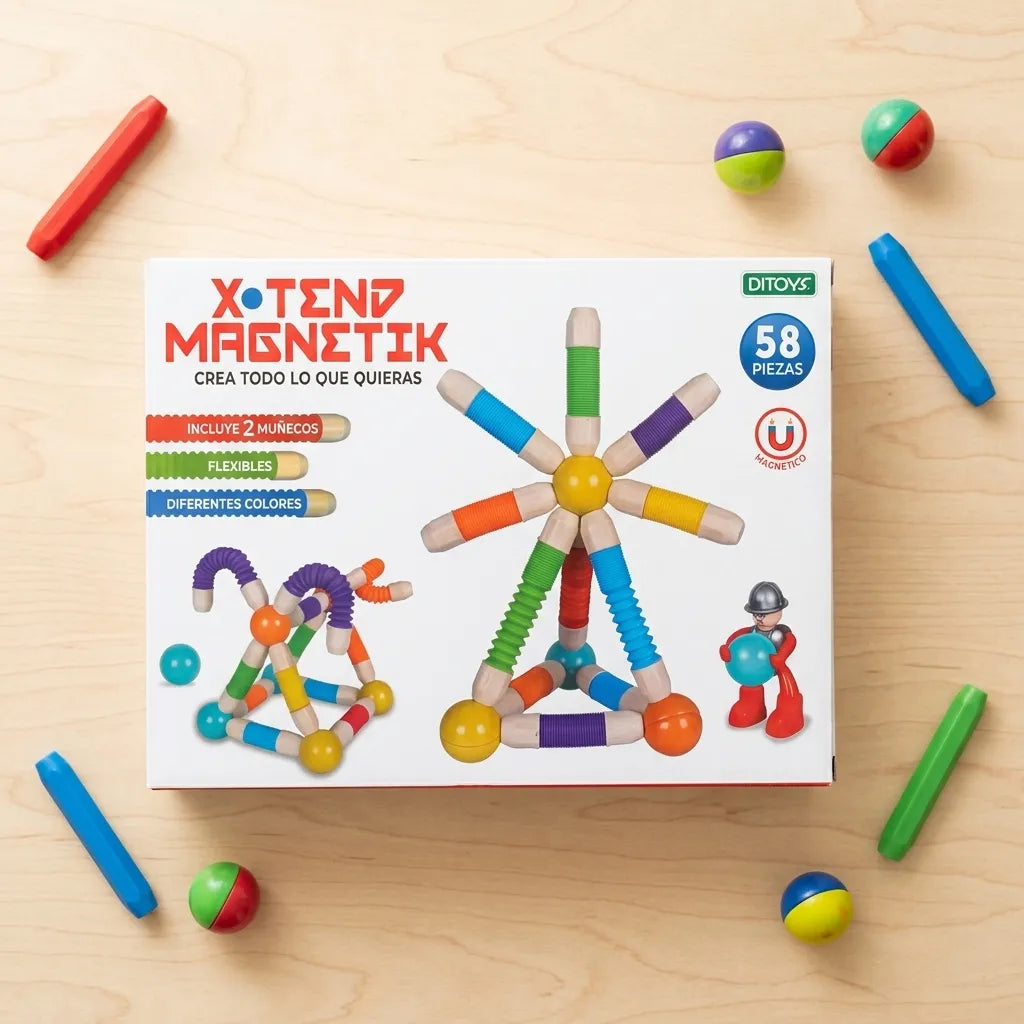 X-tend Magnetiks Flexibles 58 Pcs 3049