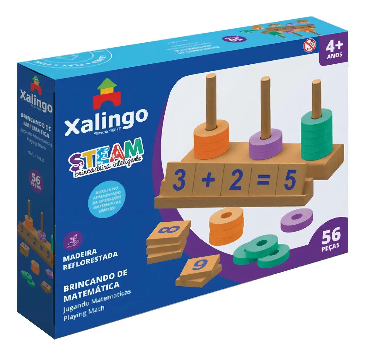 Jugando Matematicas 56pzs 0991743.2