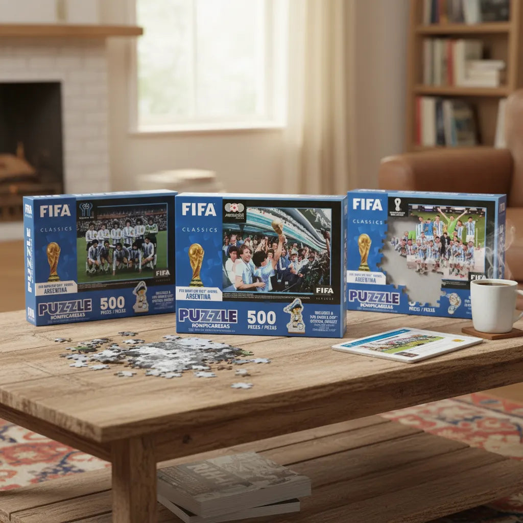 Combo 3 Puzzles 500 Pzs Argentina Campeones Históricos Fifa