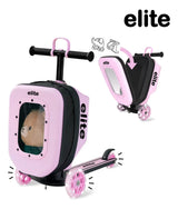 Monopatín Infantil 3 Ruedas Con Mochila Luces Yx-hls01 Shine Rosa