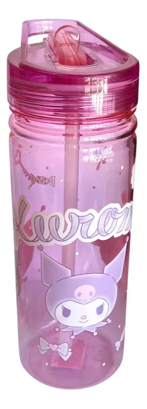 Botella Stor Large Ecozen Bottle Kuromi Transparente Rosa 1459
