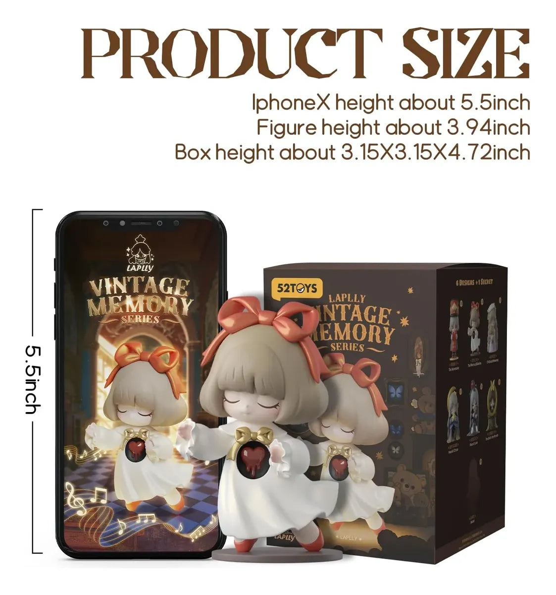 52toys Laplly Vintage Memory Series Figura Blind Box S78902