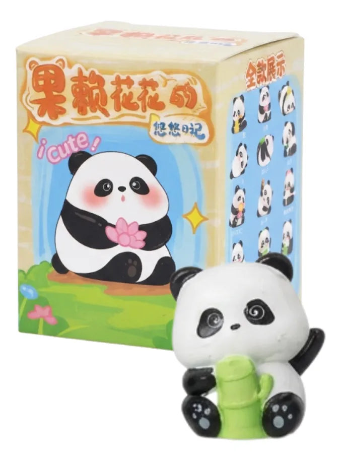 Oso Panda Figura Coleccionable Sorpresa Shine KL282