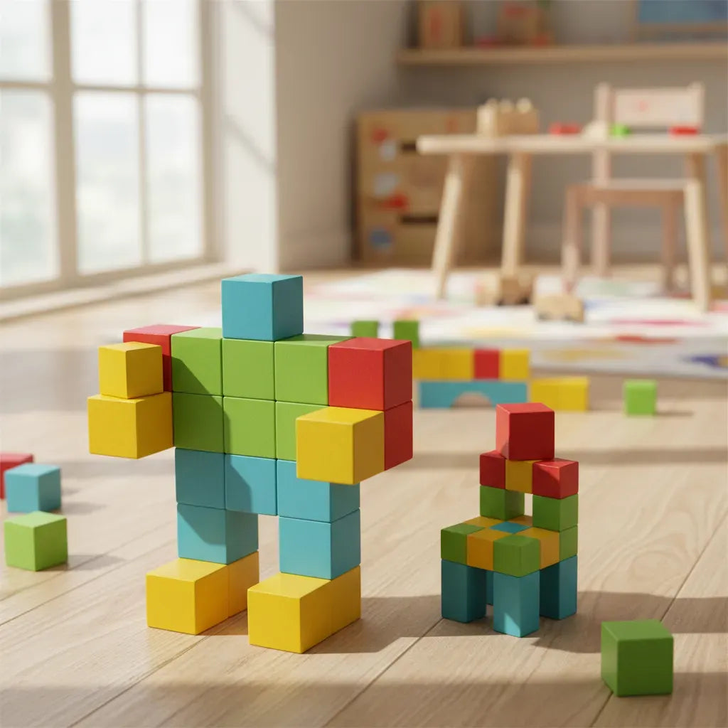 Bloques Cubos Stem Magnéticos Magnetic Blocks Shine 2886642