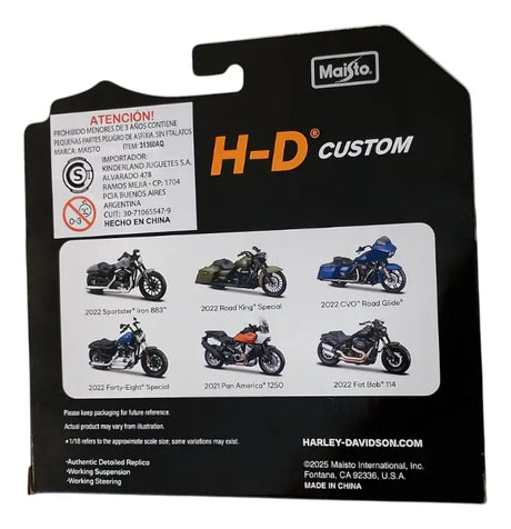 Maisto 1:18 Motorcycle Harley-Davidson Serie 4331360AQ
