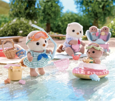 Sylvanian Families Set Hermanas Nutria Marina 5804